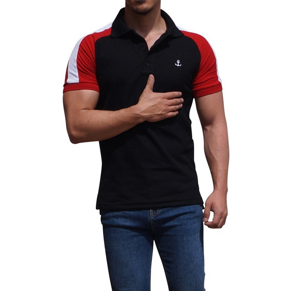 Playeras Polo John Leopard Ajuste Muscle Fit Muy Comodas 1