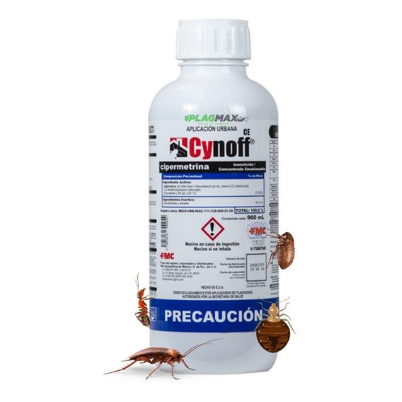 Cynoff Ce 960 Ml Insecticida Cipermetrina  Chinches