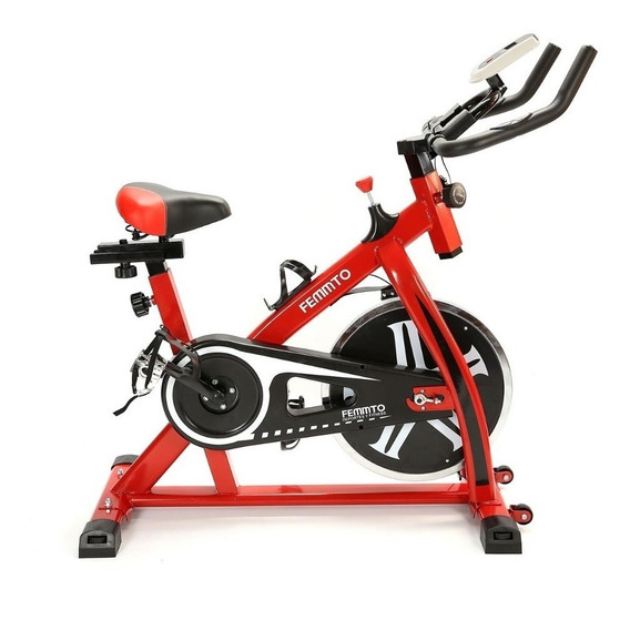 Bicicleta fija Femmto SPIN1000 para spinning color rojo