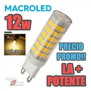 Lampara Led Bipin G9 12w Macroled Luz Cálida Fría $$ Promo!!