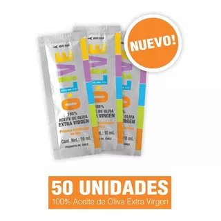 Aceite De Oliva Extra Virgen O-live&co 50 Sachet De 10ml