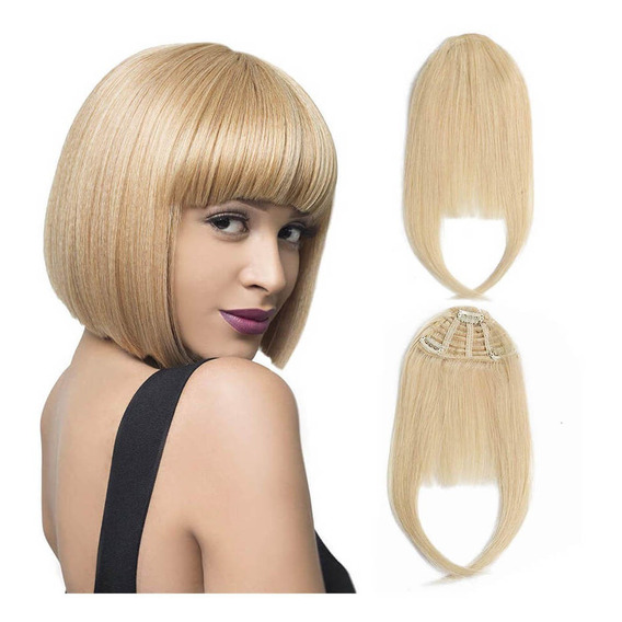 Pinza De Pelo Natural De 20cm En Beige Con Flecos #613