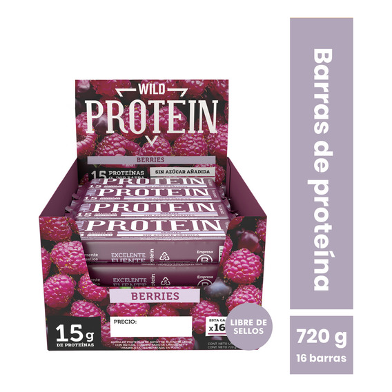 Wild Protein Berries 16 Unidades