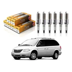  Jogo Velas Ngk Caravan Grand Caravan 3.3 V6 2001 A 2005