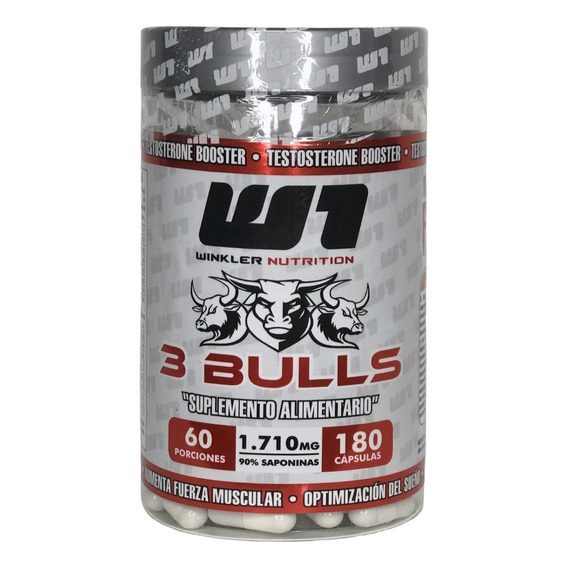 Pro-hormonal 3bulls 180 Cáps. Winkler Nutrition Sabor Cápsulas