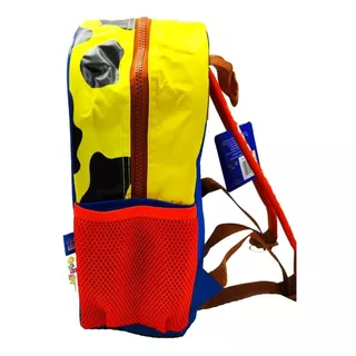 Mochila Infantil Espalda 12 Toy Story Woody Color Rojo Diseño De La Tela Pvc