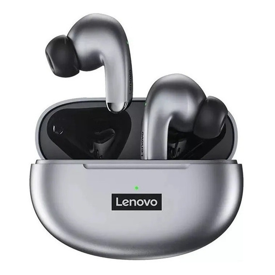 Auriculares Inalambricos Bluetooth Lenovo Lp5 Gris 