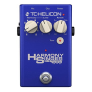 Pedal De Efecto Para Instrumento De Cuerda Tc Helicon Harmony Singer 2  Azul