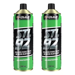 Kit 2 Solução Para Teste Bicos Injetores Stl92 500ml Koube Cor Incolor