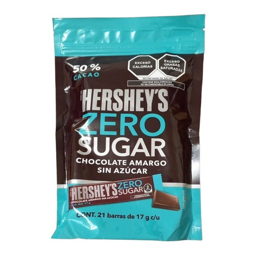 Chocolates Amargo Sin Azúcar Hershey´s Zero Sugar