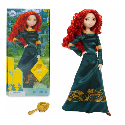 Muñeca Clasica De Disney Merida - Valiente - 11 ½ Pulgadas