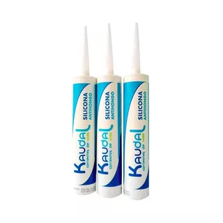 Pack X 12 Siliconas Kaudal Transparente Anti- Hongos 300ml