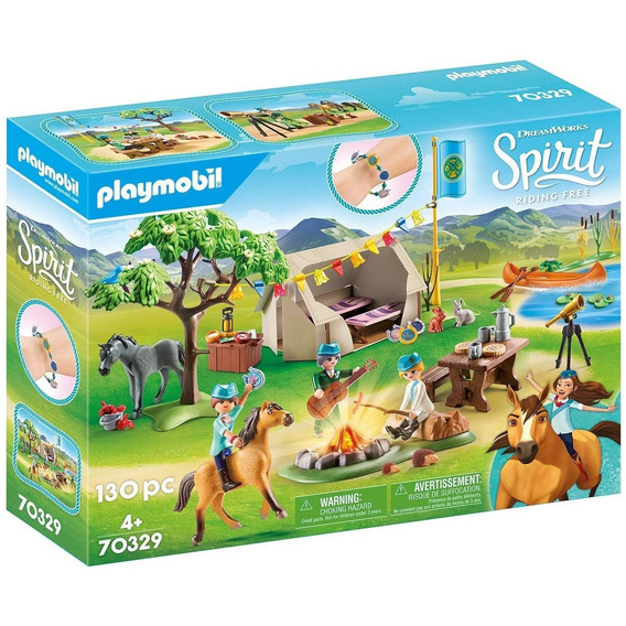 Playmobil Campamento De Verano Spirit 130 Piezas Niños Febo