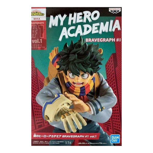 Muñeco Izuku Midoriya My Hero Academia Bandai Banpresto