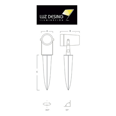 Aplique Led Jabalina Vk-scl Q3 Aluminio Diseño Pro Vk