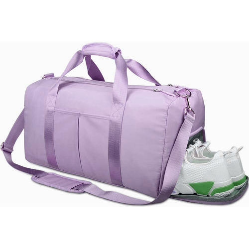 Maleta Deportiva Bolsa Gym Viaje Mochila Fitness Bag Color Lila