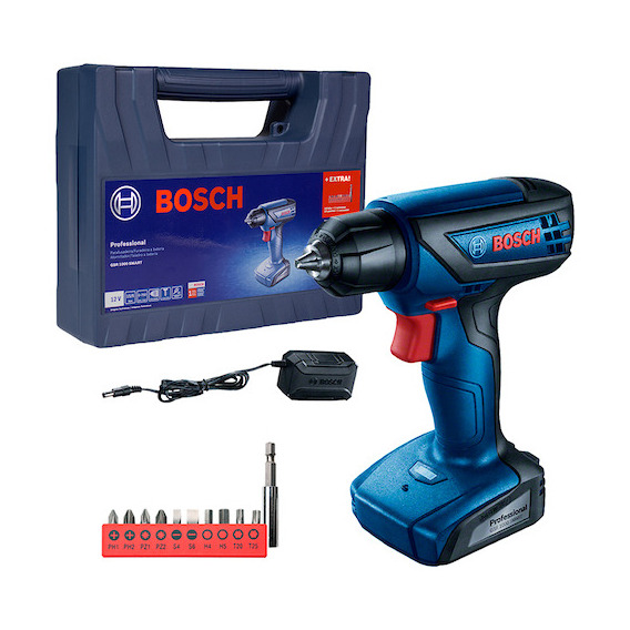 Atornillador/taladro Bosch Gsr 1000 Smart 12v Bivolt Color Azul