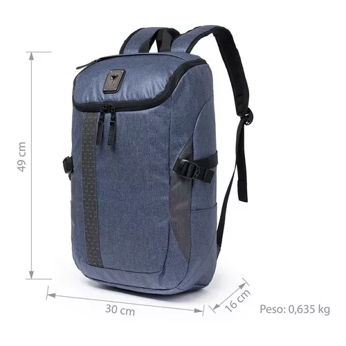 Mochila Masculina Cavalera Bolsa Notebook Reforçada