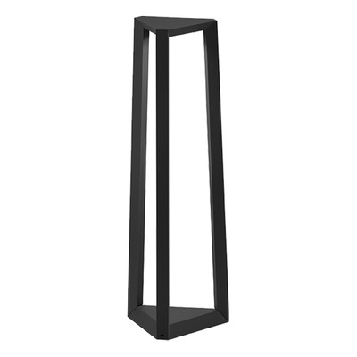 Aplique Exterior Bolarda Vk-triong Aluminio Negro 55cm Vk
