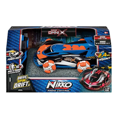 Auto A Radio Control Remoto Nikko Nano Omnix - Rex Color Future Blue