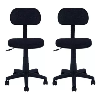 2 Sillas Secretarial Para Escritorio Ciber Sillón Ajustable