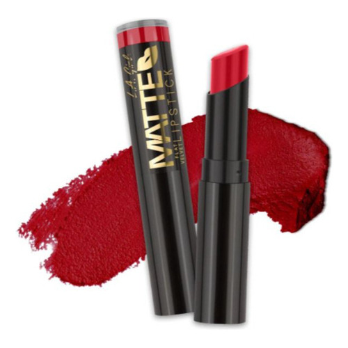 Matte Flat Velvet Lipstick La Girl Color Relentless