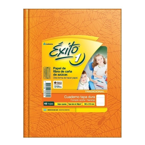 Cuaderno Td Rayado  48h Exito 1 Naranja