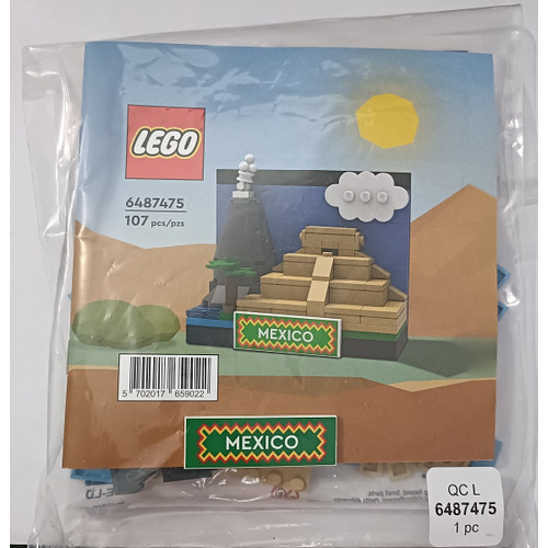 Lego Vip - Mexico Postcard - Set 6487475 Cantidad De Piezas 107
