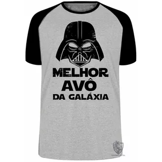 Camiseta Blusa Plus Size Darth Vader Melhor Avô Vovô Galaxia
