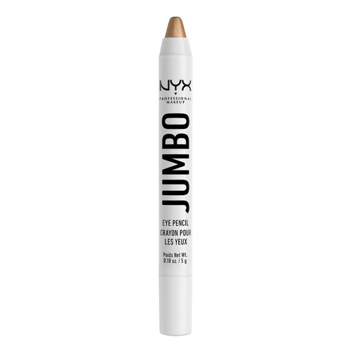 Delineador De Ojos Jumbo Eye Pencil Nyx Professional - 5gr Color Iced mocha Efecto Metálico