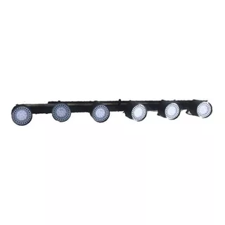 Aplique 6 Luces Tacho Blanco O Negro Ar 111 Dimerizable Lf