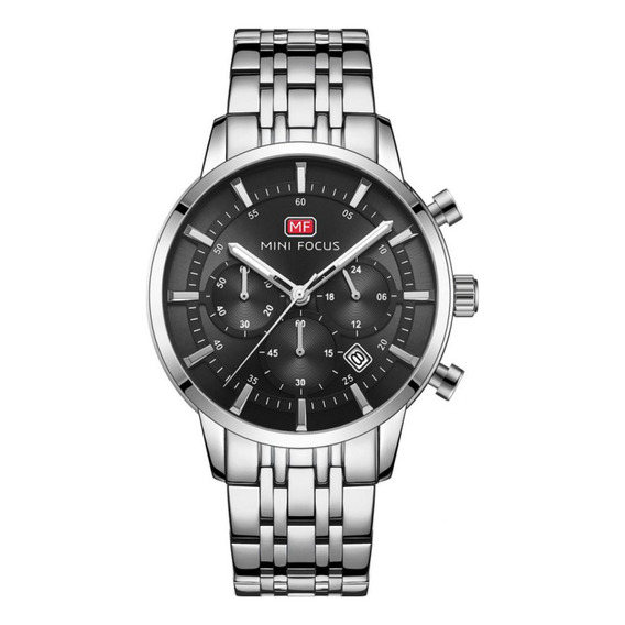 Reloj Para Hombre Mini Focus Mf0282g Mfa611901 Plateado