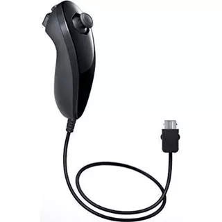 Controle Joystick Nintendo Nunchuk Para Nintendo Wii Preto