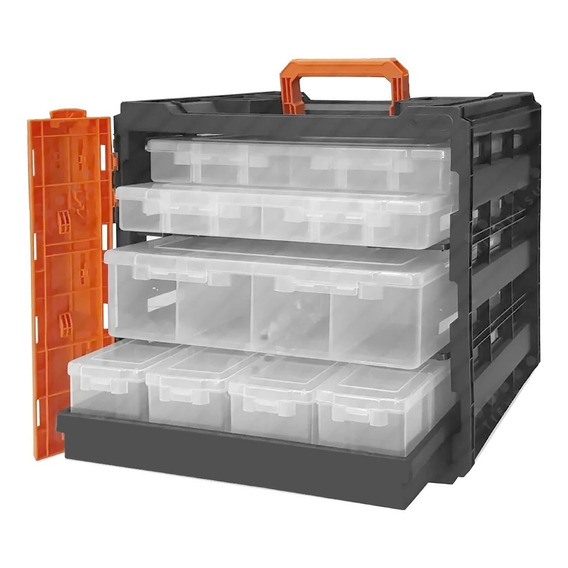 Organizador Gavetero En Caja Transportable Tactix 36 Div