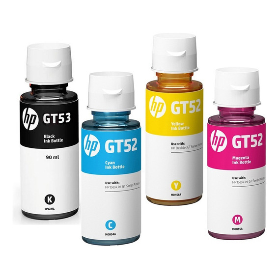 Tinta Gt52 Para Impresoras Gt310 Gt415 Gt5810 Ink580 Kit X 4