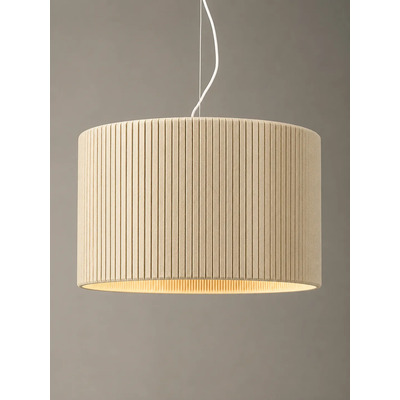 Lampara Colgante Roma Fieltro Acustico 55cm Beige Imdi  Beige