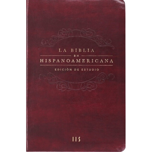 La Biblia Hispanoamericana Ed De Estudio - Cuerina Marron