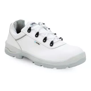 Zapato De Trabajo Y Calzado  Seguridad Ozono Ombu Blanco