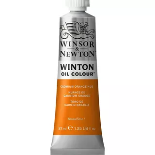 Tinta A Óleo Winsor & Newton Winton, 37 Ml, Cores Para Escolher, Cor: Tom De Laranja Cádmio - Laranja Cádmio Nº 4