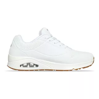Tenis Skechers Hombre Blanco 52458wht Stand On Air Comodos