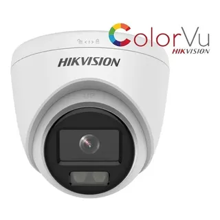 Cámara Domo Ip Hikvision Full Hd Vision Nocturna A Color Color Blanco