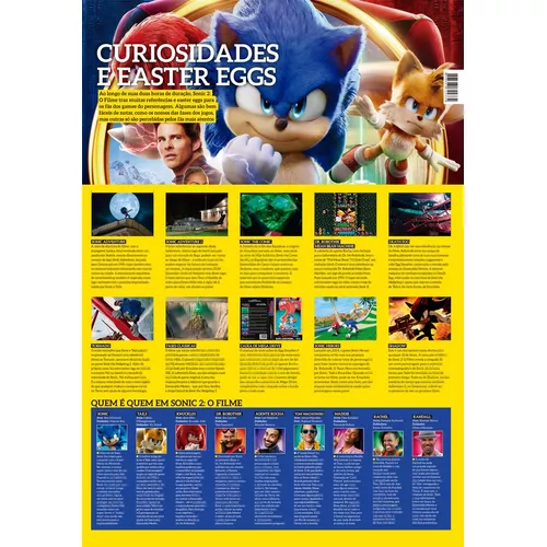 Revista superpôster - Sonic: o filme - EUROPA - Revista HQ