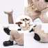 Shengtian Bulldog Francés Estatua De Mayordomo Con Dos Bande