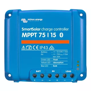 Controlador Solar Victron Mppt 75v 15a 12-24vdc Bluetooth 