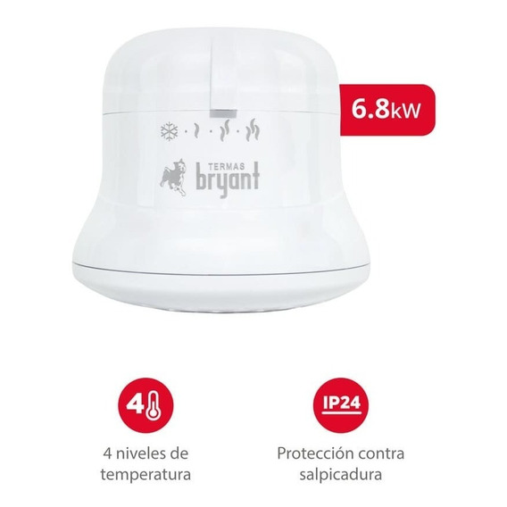 Ducha Eléctrica Ideale 6 Kw Bryant