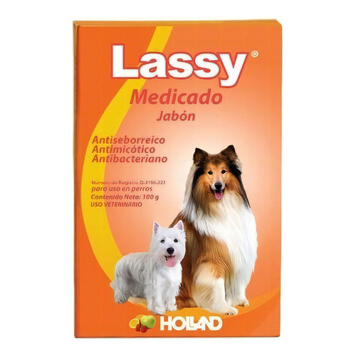 Jabon Lassy Medicado 100g Holland Hongos Perro Inmedia