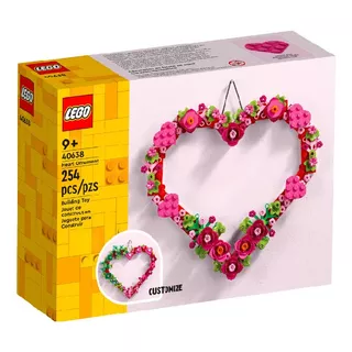 Blocos De Montar Lego Corazón Decorativo 254 Peças Em Caixa
