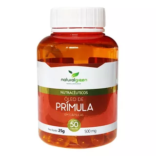 Óleo De Prímula 500mg Com 50 Cápsulas