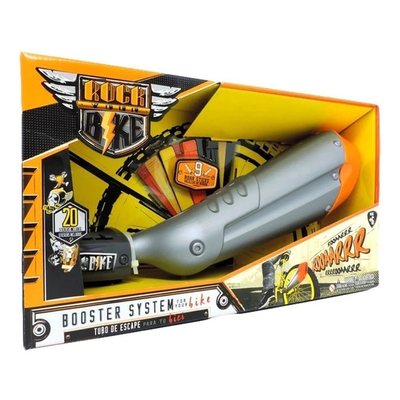 Turbo Escape Para Bicicletas Rock Your Bike Tv Intergames Color Gris Con Naranja