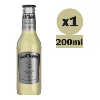 Agua Tónica - Ginger Beer Malafemmena Italiana Premium 200ml